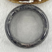Natural Apache Tears Obsidian Bangle 126.01g Inner Diameter 56.7mm 27.6 by 9.6mm - Huangs Jadeite and Jewelry Pte Ltd