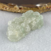 Special Natural Type A Light Green Jadeite Male Pixiu Pendant 20.74g 40.7 by 19.9 by 12.4mm - Huangs Jadeite and Jewelry Pte Ltd