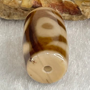 Natural Powerful Tibetan Old Oily Agate Patina Guiren Tairen Human Dzi Bead Totem Amulet Heavenly Master (Tian Zhu) 贵人天诛 4.85g 19.7 by 11.8mm - Huangs Jadeite and Jewelry Pte Ltd