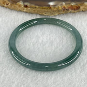 Natural Type A Icy Blueish Green Jadeite Baby Bangle 8.20g Inner Diameter 38.5mm Thickness 4.6 by 5.0mm (Perfect) - Huangs Jadeite and Jewelry Pte Ltd