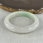 Type A Light Green Faint Lavender Jadeite Bangle 60.07g Inner Diameter 54.4mm 12.3 by 8.9mm (Slight Internal Line) - Huangs Jadeite and Jewelry Pte Ltd
