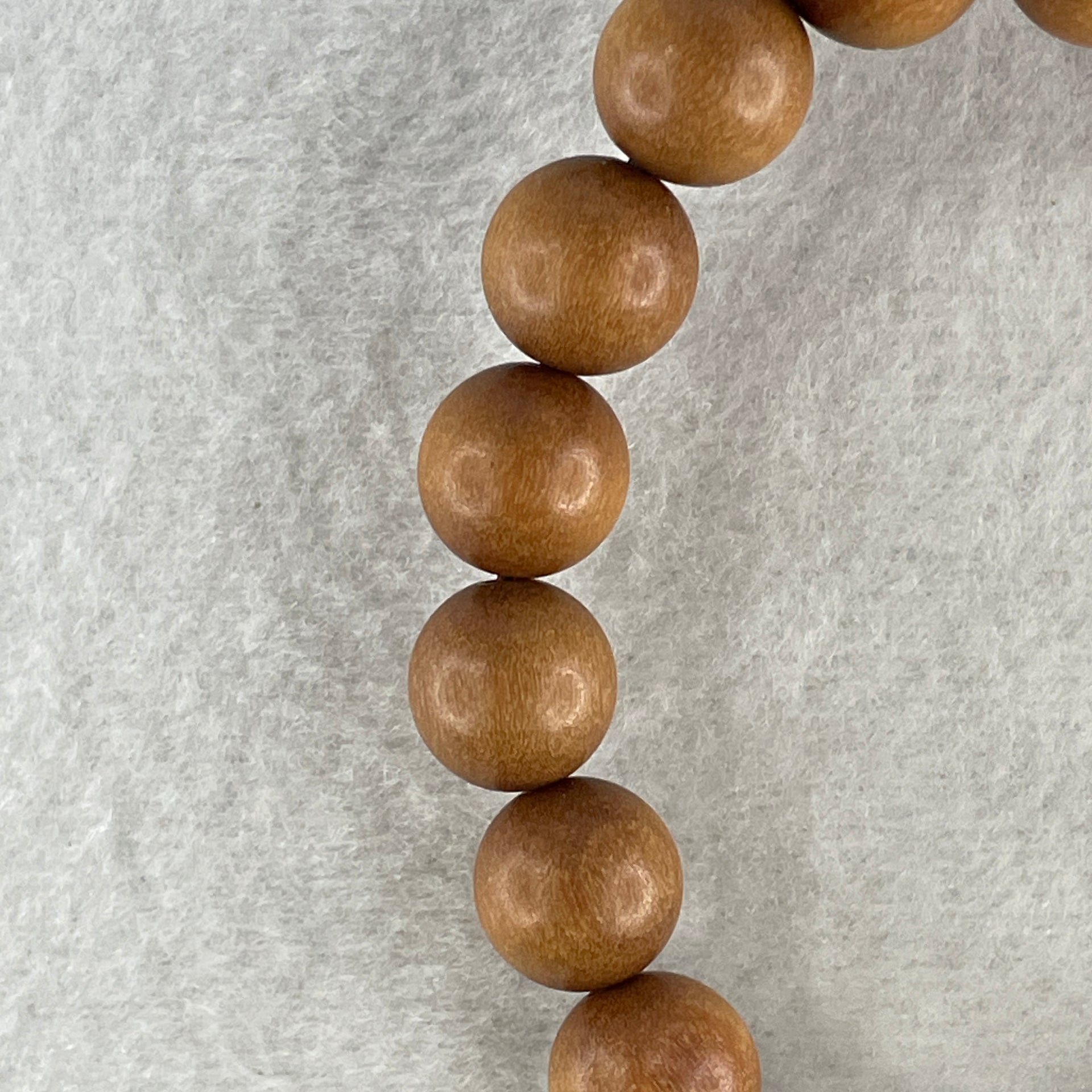 Certified Natural Sandalwood Beads Bracelet 16.72g 16cm 12.0mm 17Beads - Huangs Jadeite and Jewelry Pte Ltd
