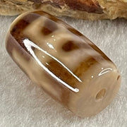 Natural Powerful Tibetan Old Oily Agate Patina Guiren Tairen Human Dzi Bead Totem Amulet Heavenly Master (Tian Zhu) 贵人天诛 4.72g 20.0 by 11.7mm - Huangs Jadeite and Jewelry Pte Ltd