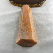 Natural Orange Calcite Quartz Tower Display 244.10g 136.0 by 39.6 by 29.7mm - Huangs Jadeite and Jewelry Pte Ltd