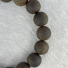Rare Very Very High End Very Old Wild Vietnam Qi Nan Sinking Type Agarwood Beads Bracelet 罕见非常高端非常古老野生越南奇南沉沉型沉香珠手链 18.73g 18.5 cm 12.8 mm 17 Beads - Huangs Jadeite and Jewelry Pte Ltd