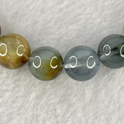 Good Grade Natural Blue Rutilated Quartz Bracelet 34.89g 17cm 11.3mm 18 Beads - Huangs Jadeite and Jewelry Pte Ltd