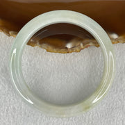 Type A Light Blueish green with Faint Green Jadeite Bangle 49.90g Internal Diameter 57.1mm 11.5 by 8.5mm (Very Slight Internal Lines) - Huangs Jadeite and Jewelry Pte Ltd