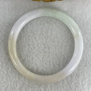 Natural Type A Lavender, Green & Yellow Jadeite Baby Bangle | (14.21g 5.9x6.3mm | Very Very Slight Internal Line | Blessed Protection, Vitality & Royal Fortune) - Huangs Jadeite and Jewelry Pte Ltd