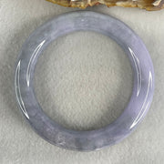 Type A Deep Lavender Jadeite Bangle 73.89g Internal Diameter 55.2mm by 11.9 by 11.4mm (Slight Internal Lines, Burnt) - Huangs Jadeite and Jewelry Pte Ltd