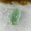 Type A Jelly Light Green Jadeite Pixiu Pendent A货浅绿色翡翠貔貅牌 9.72g 23.7 by 14.7 by 14.0 mm - Huangs Jadeite and Jewelry Pte Ltd