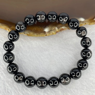 Natural Suhuite Crystal Bracelet 天然金运石水晶手链 32.61g 9.8 mm 20 Beads - Huangs Jadeite and Jewelry Pte Ltd