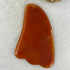 Natural Carnelian Agate Gua Sha Massage Tool 42.09g 84.7 by 58.1 5.0mm - Huangs Jadeite and Jewelry Pte Ltd