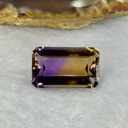 Natural Faceted Ametrine Parallelogram Shape 18.72ct 21.1 by 12.9 by 8.6mm - Huangs Jadeite and Jewelry Pte Ltd