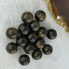 Natural Wild Cambodian Agarwood 1 Bead 天然野生柬埔寨沉香珠子 each about 0.97g 12.4mm (price per bead) - Huangs Jadeite and Jewelry Pte Ltd