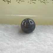 Type A Grey Wuji Jadeite Beads for Bracelet/Necklace/Earring/Ring 1.68g 9.9mm - Huangs Jadeite and Jewelry Pte Ltd
