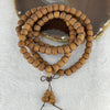 Natural Wild Australian Sandalwood 檀香 Beads Necklace 59.67g 9.7 mm 111 Beads 9.7 mm 111 Beads /  2 Hulu Beads - Huangs Jadeite and Jewelry Pte Ltd