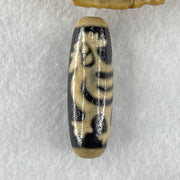 Natural Powerful Tibetan Old Oily Agate Rooster Dzi Bead Heavenly Master (Tian Zhu) 公鸡天珠 9.16g 38.4 by 12.5mm - Huangs Jadeite and Jewelry Pte Ltd