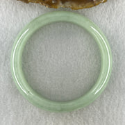 Natural Type A Jelly Full Light Green Jadeite Bangle 44.30g Inner Diameter 54.3mm 12.5 by 7.8mm (Internal Lines) - Huangs Jadeite and Jewelry Pte Ltd