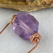 Natural Amethyst Necklace 5.60g 42cm 15.0 by 3.8 by 10.5mm - Huangs Jadeite and Jewelry Pte Ltd