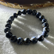 Certified Very Good Grade Natural Blue Pietersite Beads Bracelet 20.799g 15.5cm 9.3mm 21Beads - Huangs Jadeite and Jewelry Pte Ltd