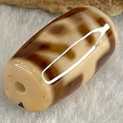 Natural Powerful Tibetan Old Oily Agate Patina Guiren Tairen Human Dzi Bead Totem Amulet Heavenly Master (Tian Zhu) 贵人天诛 4.80g 20.2 by 11.7mm - Huangs Jadeite and Jewelry Pte Ltd