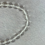 Natural Clear Quartz Bracelet 天然白水晶手链 18.81g 16.5cm 8.4mm 24 Beads - Huangs Jadeite and Jewelry Pte Ltd