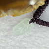 Type A ICY Light Green Jadeite Leave Bracelet / Anklet 4.76g 16.0 by 9.2 by 6.8 mm - Huangs Jadeite and Jewelry Pte Ltd