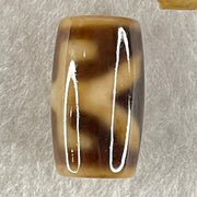 Natural Powerful Tibetan Old Oily Agate Patina Guiren Tairen Human Dzi Bead Totem Amulet Heavenly Master (Tian Zhu) 贵人天诛 4.85g 20.0 by 11.8mm - Huangs Jadeite and Jewelry Pte Ltd