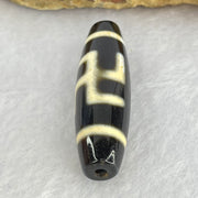 Natural Powerful Tibetan Old Oily Agate 1 Eye With Swastika Dzi Bead (Hotu Dzi) 7.43g 38.2 by 11.6mm - Huangs Jadeite and Jewelry Pte Ltd