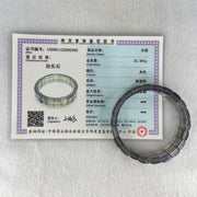 Good Grade Natural Labradorite Shou Pai Bracelet 32.387g 13.4 by 9.0mm 22 pcs - Huangs Jadeite and Jewelry Pte Ltd