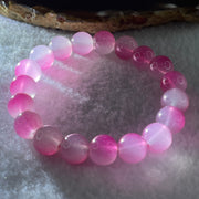 Dyed Agate Faceted Beads Bracelet 25.30g 15cm 10.3mm 19Beads - Huangs Jadeite and Jewelry Pte Ltd
