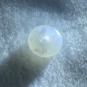 Type A Semi Icy Light Lavender With Wuji Grey Jadeite Ping An Kou Charm/Pendant 2.00g 13.2 by 5.7mm - Huangs Jadeite and Jewelry Pte Ltd