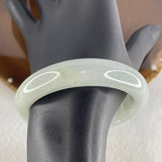 Certified Natural Type A Jelly Light Green & Light Lavender Jadeite Bangle |(53.89g | 54.0mm Inner Diameter | 13.3mm x 8.3mm | Very Very Slight External Line | Synergy, "Zi Qi Dong Lai" Noble Benefactor Magnet & Feng Shui Serenity Anchor) - Huangs Jadeite and Jewelry Pte Ltd