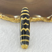 Natural Powerful Tibetan Old Oily Agate Garuda Long Dzi Bead Heavenly Master (Tian Zhu) 15.26g 57.4 by 13.5mm - Huangs Jadeite and Jewelry Pte Ltd