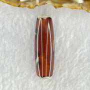 Natural Powerful Tibetan Old Oily Agate Ruyi Dzi Bead Heavenly Master (Tian Zhu) 如意天珠 8.46g 37.7 by 12.0mm - Huangs Jadeite and Jewelry Pte Ltd