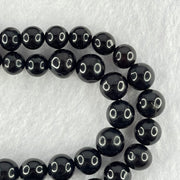 Natural Black Red Gold King Amber Beads Necklace 天然黑金翁王琥珀手链 24.02g 54cm 8.1 by 9.8mm 63 Beads - Huangs Jadeite and Jewelry Pte Ltd