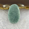Type A Blueish Green Jadeite Scenary Shan Shui 山水 Pendant 7.37g 32.0 by 20.0 by 5.6mm - Huangs Jadeite and Jewelry Pte Ltd