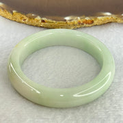 Type A Light Green Jadeite Bangle Internal Diameter 55.5mm 62.19g 12.8 by 8.9mm (External Rough) - Huangs Jadeite and Jewelry Pte Ltd