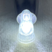 Type A Icy Colourless to White Jadeite Guan Yin Pendant 4.09g 31.8 by 17.2 by 4.7mm - Huangs Jadeite and Jewelry Pte Ltd