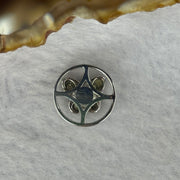 Natural Meteorite Spinning Sliver Butterfly Charm in S925 Silver For Necklace/Bracelet 1.80g 13.3 by 6.1mm - Huangs Jadeite and Jewelry Pte Ltd