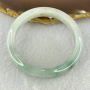 Type A Sky Blue and Faint Lavender with Blueish Green Piao Hua Jadeite Bangle Internal Diameter 53.6mm 39.94g 11.2 by 7.0mm (Internal Line) - Huangs Jadeite and Jewelry Pte Ltd
