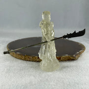 Natural Clear Quartz Guan Gong Display 116.3g 37.8 by 140.0 by 54.1mm - Huangs Jadeite and Jewelry Pte Ltd