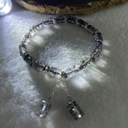 Natural Black Rutilated Quartz Lulu Tong Bracelet 16.33g 16.5cm 6.4mm 17 Lulu Tong - Huangs Jadeite and Jewelry Pte Ltd