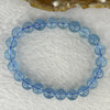 Natural Aquamarine Bracelet 天然海蓝宝石手链 19.56g 16cm 8.6mm 22 Beads - Huangs Jadeite and Jewelry Pte Ltd