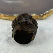Natural Agarwood Boss Wooden Display 天然沉香钱老板摆件 39.24g 67.7 by 37.6 by 32.4mm - Huangs Jadeite and Jewelry Pte Ltd