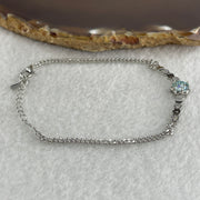 Certified Moissanites Bracelet in S925 Sliver 3.10g 7.0 by 2.5mm - Huangs Jadeite and Jewelry Pte Ltd