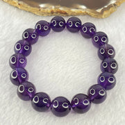 Very Good Grade Natural Amethyst Bracelet 46.78g 18.5cm 13.0mm 17 Beads - Huangs Jadeite and Jewelry Pte Ltd