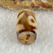 Natural Powerful Tibetan Old Oily Agate Patina Guiren Tairen Human Dzi Bead Totem Amulet Heavenly Master (Tian Zhu) 贵人天诛 4.63g 19.5 by 11.7mm - Huangs Jadeite and Jewelry Pte Ltd