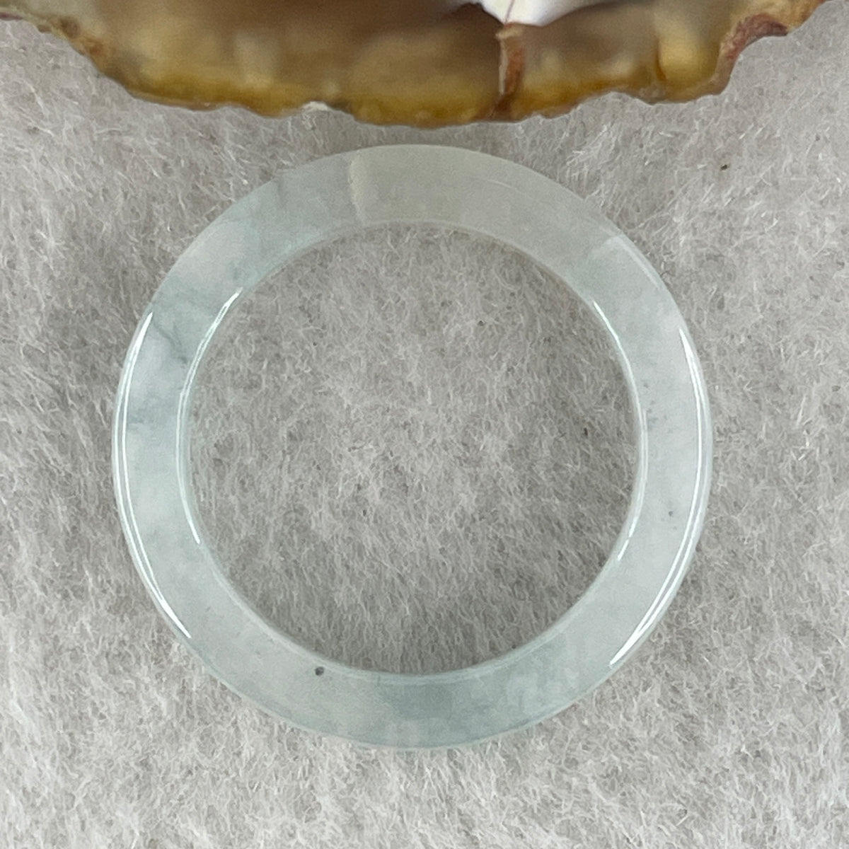 Natural Type A Semi-Icy Light Green Jadeite Ring | Full-Eternity Band (2.80g | US 7.6 / HK 16.8 | External Line) - Huangs Jadeite and Jewelry Pte Ltd