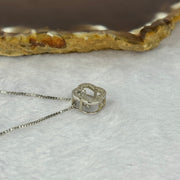 Moving Dancing Cubic Zirconia in 925 Sliver Necklace 2.96g 4.7g 1.8mm - Huangs Jadeite and Jewelry Pte Ltd
